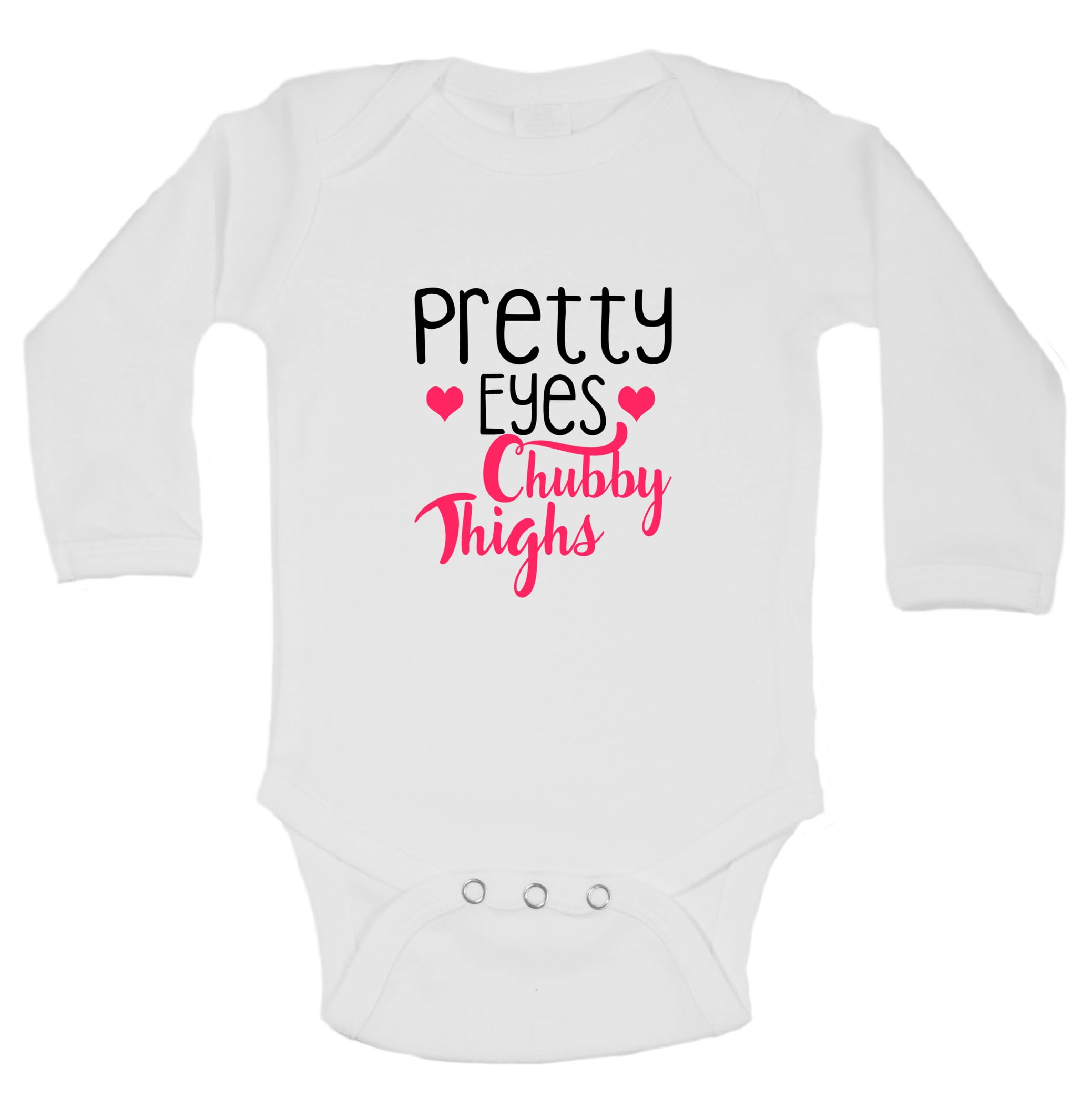 chubby thighs pretty eyes onesie