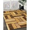 thumbnail image 2 of Ahgly Company Indoor Rectangle Abstract Orange Abstract Area Rugs, 2' x 3', 2 of 6
