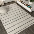 thumbnail image 5 of JONATHAN Y MOROCCAN HYPE 3 x 5 Area Rug, Williamsburg Minimalist Stripe - Cream/Gray, MOH201A-3, 5 of 11