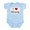 Sky Blue, variant on CafePress - I Love Ninang Infant Bodysuit - Baby Light Bodysuit, Size Newborn - 24 Months