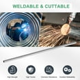 thumbnail image 4 of Uxcell 4-Pack 300mm 304 Stainless Steel Tube, 7mm OD 0.6mm Wall Thickness Seamless Stainless Steel Tubing Metal Straight Pipe [0.27x0.023x11.81IN], 4 of 7