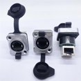 thumbnail image 5 of 10PCS Ethernet Rj45 Chassis Socket NE8FDP Ethernet Pass Through Connector IP65 Waterproof D, 5 of 5