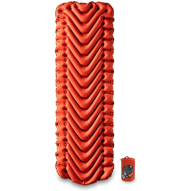 KLYMIT INSULATED STATIC V Sleeping Pad, Lightweight, Outdoor Sleep