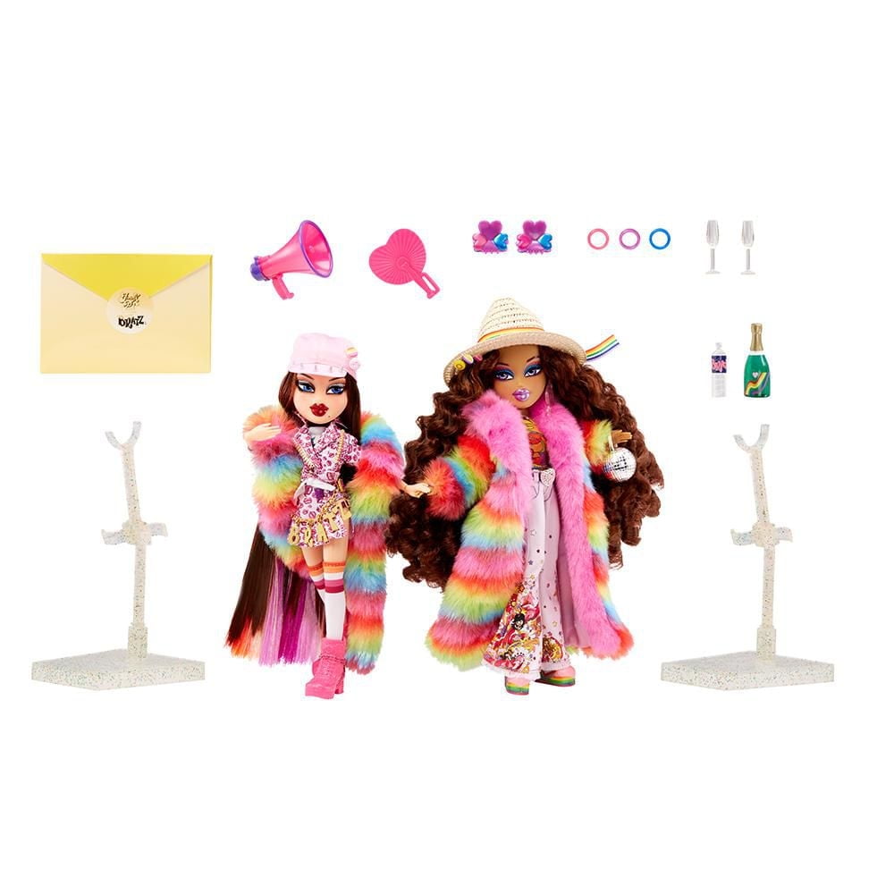 Poupées-mannequins BratzMD x JimmyPaul de série spéciale, paquet de 2 LGBTQ+, RoxxiMC et NevraMC