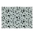 thumbnail image 1 of Wildlife Cutting Board, Pattern of Black Tracks Paws Webbed Bird Mammal Leaving Footprints Step Marks, Decorative Tempered Glass Cutting and Serving Board, in 3 Sizes, by Ambesonne, 1 of 2