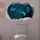 thumbnail image 2 of Halloween 3D Scary Wall Stickers Removable Art Mural Party Decals Decor, 2 of 8