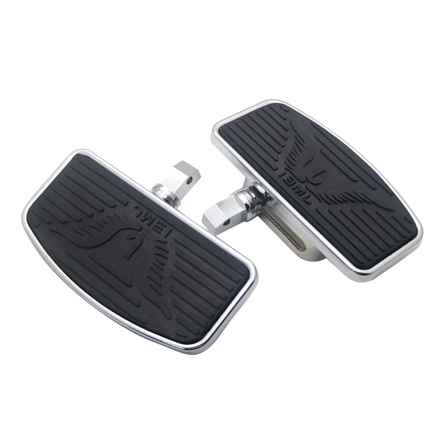 Reposapiés de Estriberas de Moto Sunnimix para VTX1300 VTX1800 VT750 Color Negro y Plata