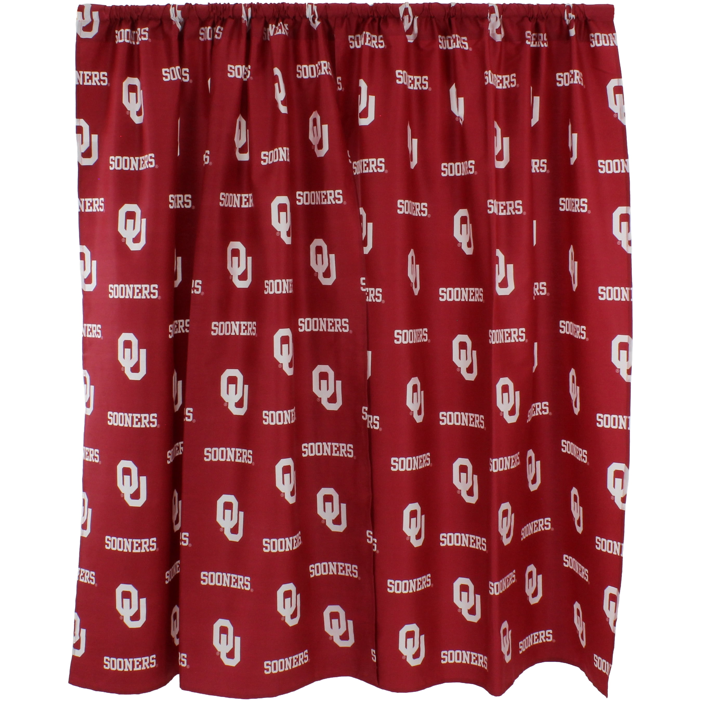 Oklahoma Sooners 100% Polyester, 84" Curtain Panels, Set of 2