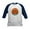 Navy/White, variant on CafePress - Pumpkin Halloween Retro Baseball Jersey - Kids Cotton Baseball Jersey, 3/4 Sleeve Shirt