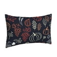 thumbnail image 2 of Daiia Thanksgiving Seamless Pattern Bedding Waterproof Pillow Protector Zippered Queen – Bed Bug Proof Pillow Encasement-16"x24", 2 of 9