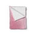 thumbnail image 2 of Peach Soft Flannel Fleece Throw Blanket, Japanese Inspired Cherry Blossom Branch Sakura Flowers in Soft Colored Spring Time, Cozy Plush for Indoor and Outdoor Use, 70" x 90", Pink White, by Ambesonne, 2 of 6