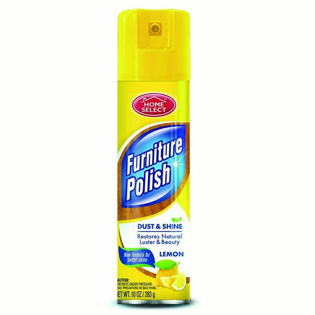 Home Select Furniture Polish, Lemon, 9 Oz