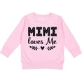 thumbnail image 2 of Inktastic Mimi Loves Me Baby Clothes Girl Toddler Sweatshirt, 2 of 4