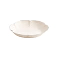 thumbnail image 2 of Plastic Plates 1Pcs White Plastic Fruit Bowl Lotus Pattern Snack Serving Tray with Gold Trim for Coffee Table Rkxzt, 2 of 8
