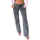 thumbnail image 2 of Pantalones Vaqueros de Pierna para Mujer, Tiro Bajo, Holgados, de Pierna Recta, Estilo Boyfriend, Vaqueros Casuales Sueltos, Estilo Chica Y2K Negro S, 2 of 9