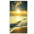 thumbnail image 2 of Yellow Sunlight over Crystal Waters Seascape, 2 of 3