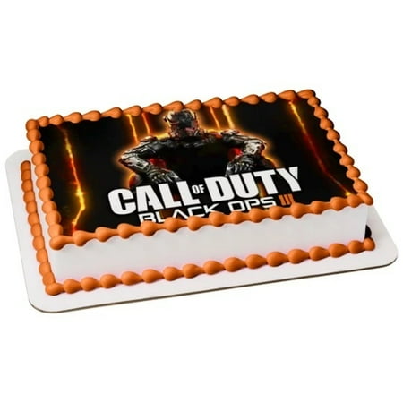 Call Of Duty Black Ops 3 Birthday Edible Image Photo 1 4 Quarter