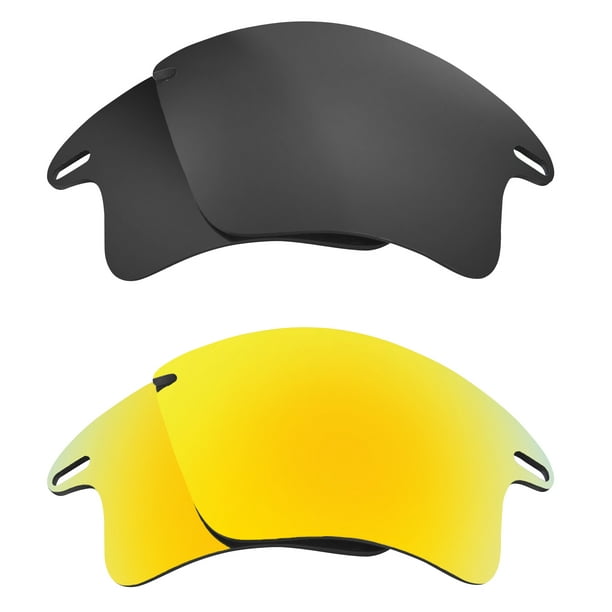 SEEK Replacement Lenses Compatible with Oakley FAST JACKET XL AF Black