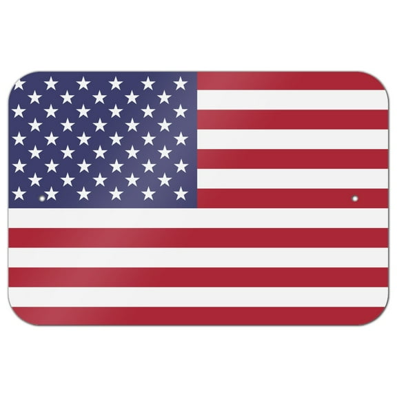 United States of America American USA Flag Home Business Office Sign