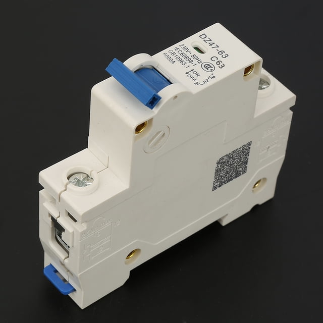 Disyuntor en miniatura, 230VAC DZ47-63 Disyuntor de interruptor MCB en miniatura de 1 polo Funcionalidad versátil VoborMX herramienta