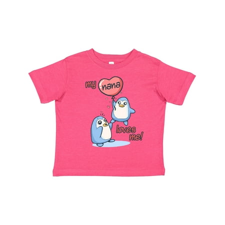 

Inktastic My Nana Loves Me Gift Toddler Boy or Toddler Girl T-Shirt