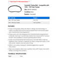 thumbnail image 2 of Camshaft Timing Belt - Compatible with 1994 - 1997 Geo Tracker 1995 1996, 2 of 2