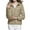 Khaki, variant on Turilly Women's Down Jacket Lightweight Hooded Lightweight Down Jacket Women's Medium Long Lightweight Slim Large Size Thin Jacket