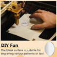 thumbnail image 5 of 100 Pcs Disque en Acier Inoxydable Plaque Circulaire Disque Métal Vierge Plaque Plate pour Artisanat, 5 of 5