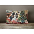 thumbnail image 3 of Cavalier Spaniel Cozy Christmas Throw Pillow, 3 of 4