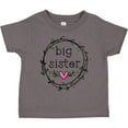 thumbnail image 3 of Inktastic Big Sister Leaves, Circle, Heart Girls Toddler T-Shirt, 3 of 5