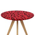 thumbnail image 4 of Manteles redon elásticos impermeables corta para Rojo 100cm Sunnimix mantel elástico redondo, 4 of 8