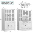 thumbnail image 3 of WIAWG Modern Versatile Storage Cabinet Set, China Cabinet Bookcase Display Storage Organizer for Home Office, 3 of 6