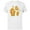 White, variant on Star Wars Holiday Christmas Darth Vader Gingerbread Cookie - Short Sleeve Cotton T-Shirt for Adults - Customized-Black