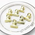 thumbnail image 2 of 20pcs 22mm Bulldog Stainless Steel Metal Paper Letter Grip Clips Clamp, 2 of 5
