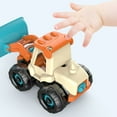thumbnail image 4 of 4Pcs/Set Engineering Vehicle Toy with Screwdriver Realistic Educational Detachable Assembly Construction Truck Kit for Children, 4 of 7