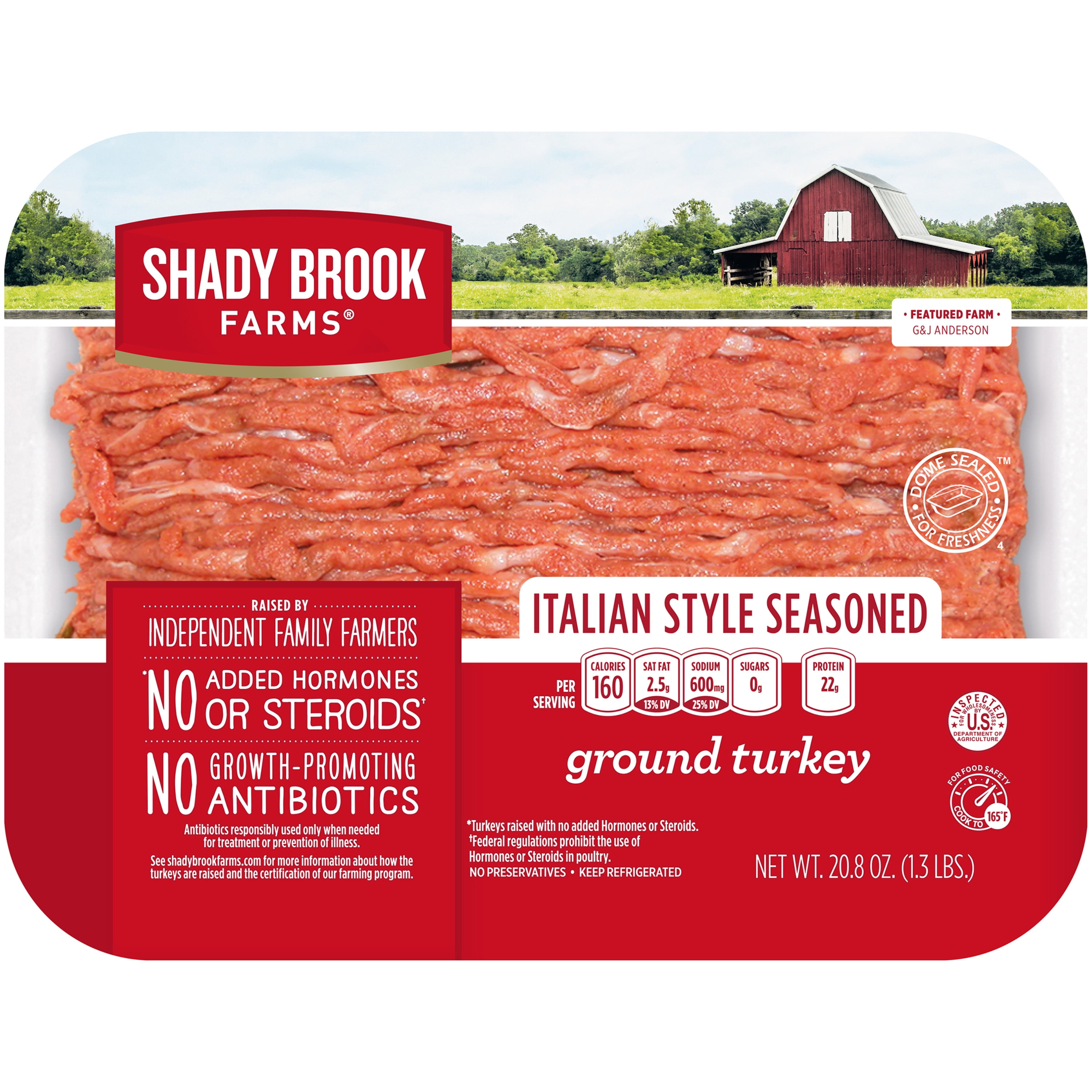 Shady Brook Farms® Fresh Italian Style Seasoned Ground Turkey