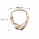 thumbnail image 1 of Nuevo Boho Satin Twist Knot Diadema Elástico Wrap Turbante Banda para el cabello Hairband Sports LingWen 9024715587381, 1 of 1