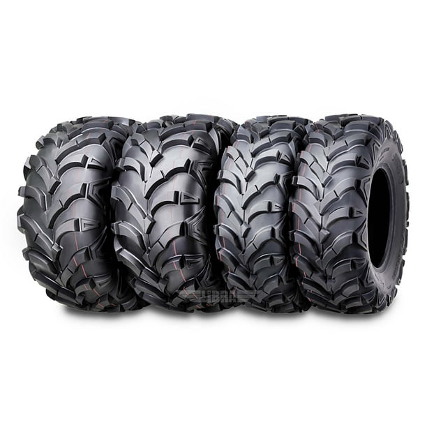 Set of 4 New ATV/UTV Tires 25x812 25x8x12 Front & 25x1210 25x12x10