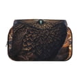thumbnail image 2 of Kdxio Classical Style Brown Owl for Double Compartment Pen Case Oxford Organizer with Zipper Pockets for Students Artists, 2 of 7