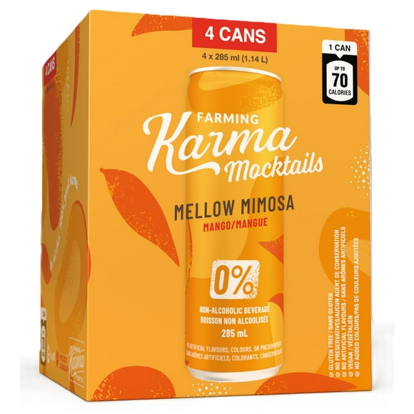 Mocktail Mellow Mimosa 0% Alc 4x285ml