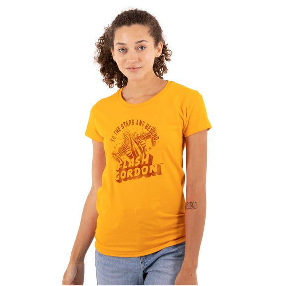Flash Gordon Spaceman Comics Retro Women's T Shirt Ladies Tee Brisco Brands S