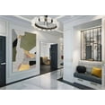 thumbnail image 5 of Large Wall Art Vivid Abstract Acrylic Painting Handmade On Canvas Modern Green Geige Gray Painting For Living Room Home Decor, 5 of 8
