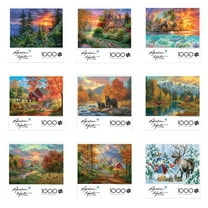 Buffalo Games Abraham Hunter 1000-Piece Interlocking 26.75 x 19.75-Inch Jigsaw Puzzle Assortment for Adults Ages 14  (1 Puzzle; Styles May Vary)