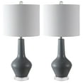 thumbnail image 5 of SAFAVIEH Velor 24 in. H Modern Glass Table Lamp, Smoked Grey, 5 of 10