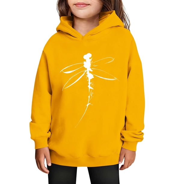 Sudaderas con capucha para niños y niñas, sudaderas casuales de manga larga, lindas sudaderas de gran tamaño con bolsillo de polar, chaquetas para niñas