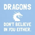 thumbnail image 3 of CafePress - Dragons Dont Believe T Shirt - Men's Classic Graphic T-Shirt, 3 of 4