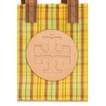 thumbnail image 4 of Tory Burch Women's Large Ella Mesh Tote Handbag (Green / Yellow), 4 of 6
