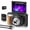 Black, variant on XLURC 5K Digital Camera with 12X Optical Zoom 80MP Vlogging Camera with 3" 180° Flip Screen & Wifi Compact Travel Cameras for Photography with 2 Batteries
