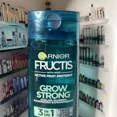 thumbnail image 2 of Garnier Fructis Grow Strong Cooling Shampoo 3 in 1 with Cooling Ingredients & Aloe Vera & Zero Silicone and active fruit protein (Pack of 3), 2 of 5