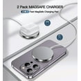 thumbnail image 5 of Oandys Magnetic Wireless Charger 2 Pack Mag Safe Fast Charging Pad Compatible with iPhone 15 14 13 12 Series & Airpods 2 3 Pro (No Adapter), 5 of 7